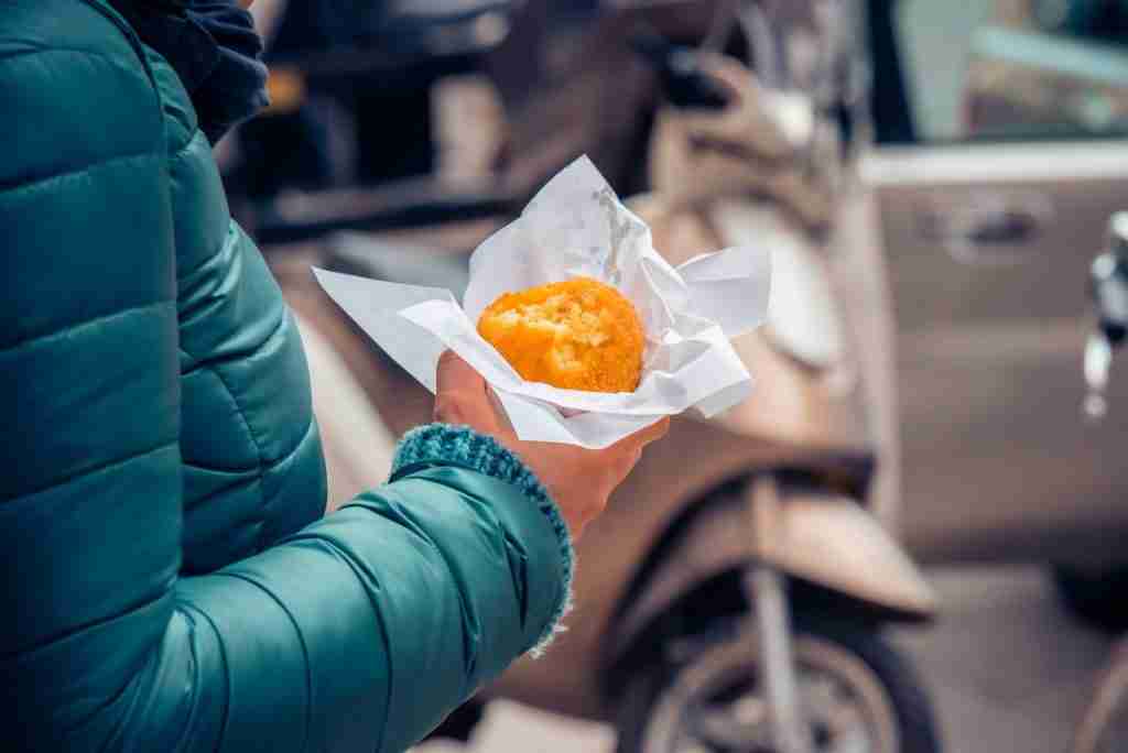 arancino street food catania tour